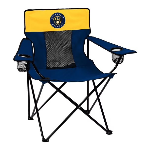 Milwaukee Brewers Elite Chair, Logo Brands, Mfr#: 516-12E